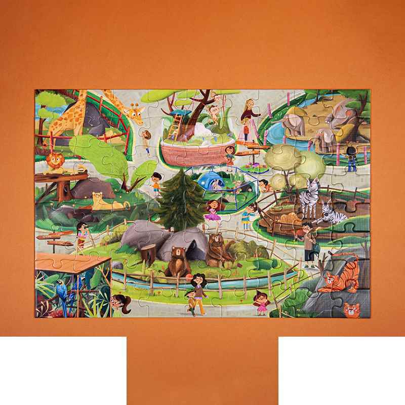 پازل کیدفنز مدل سرزمین کودکان | 256 تکه Creative Level Box Kids Land | کد 2401